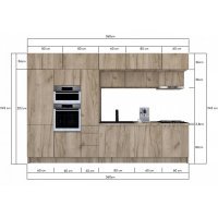 Bucatarie ZONE 360 FRONT PAL K002 / decor  K002